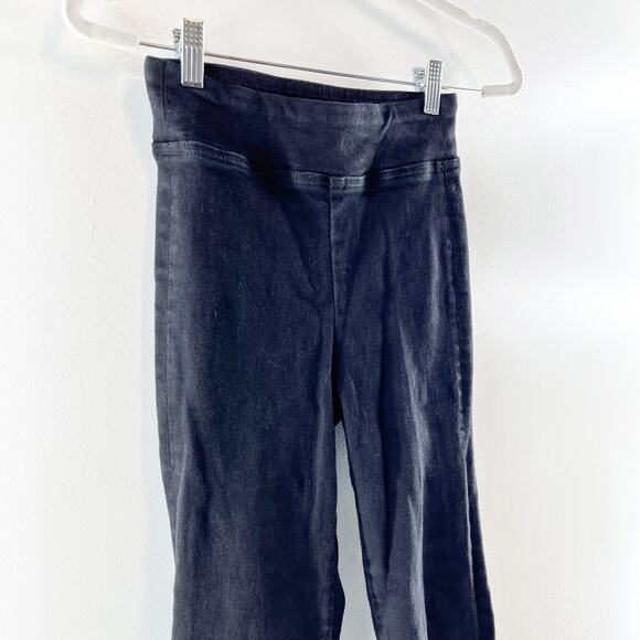 FRAME The Jet Set High Rise Flare Leg Pull On Jeans Black 0 - Picture 9 of 12